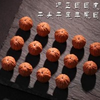 供應(yīng)蘋(píng)果圓猴頭核桃串珠原料